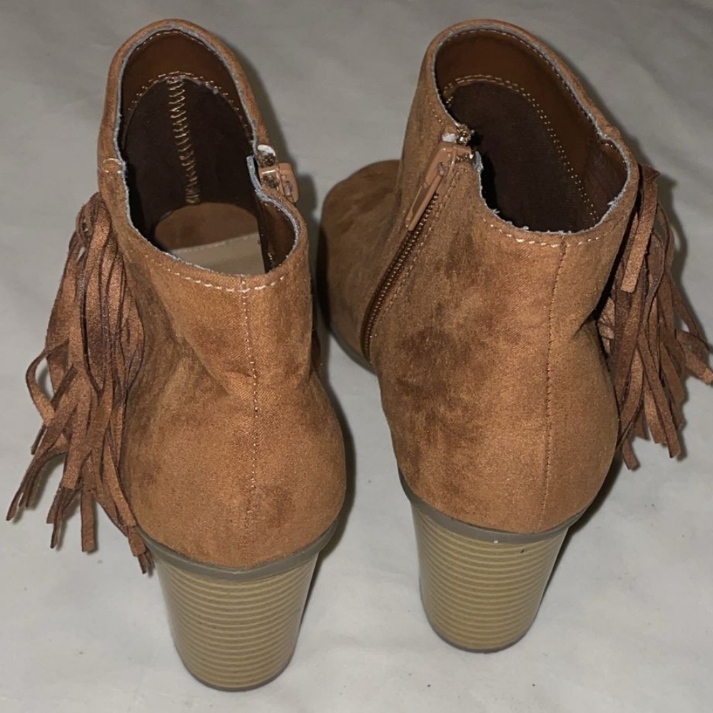 Preloved New Direction Open Toe Boot Size 8.5 - image 4